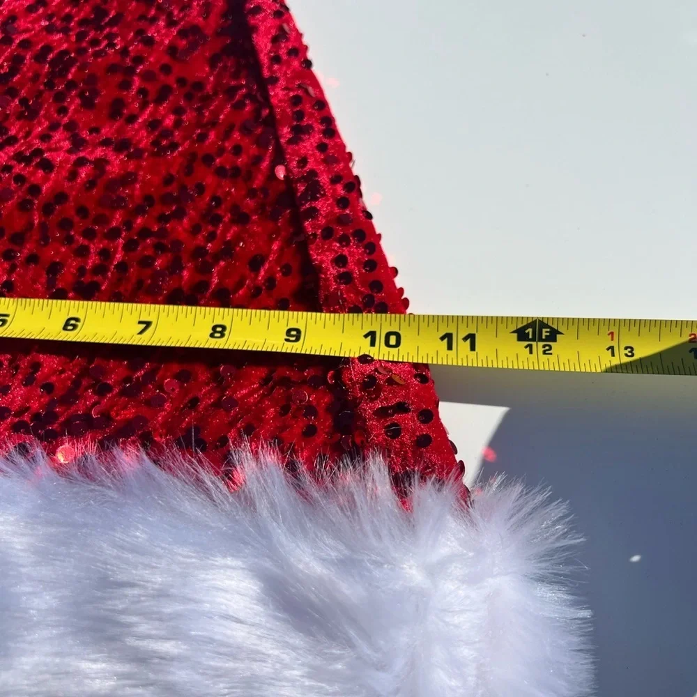 Festive Red and White Santa Hat - Women Accessories